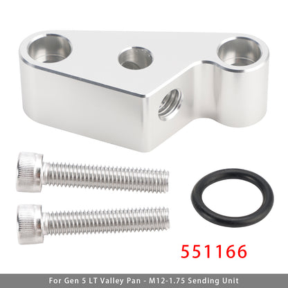 Adattatore per sensore di pressione dell'olio 551166 per Gen 5 LT Valley Pan - M12-1,75