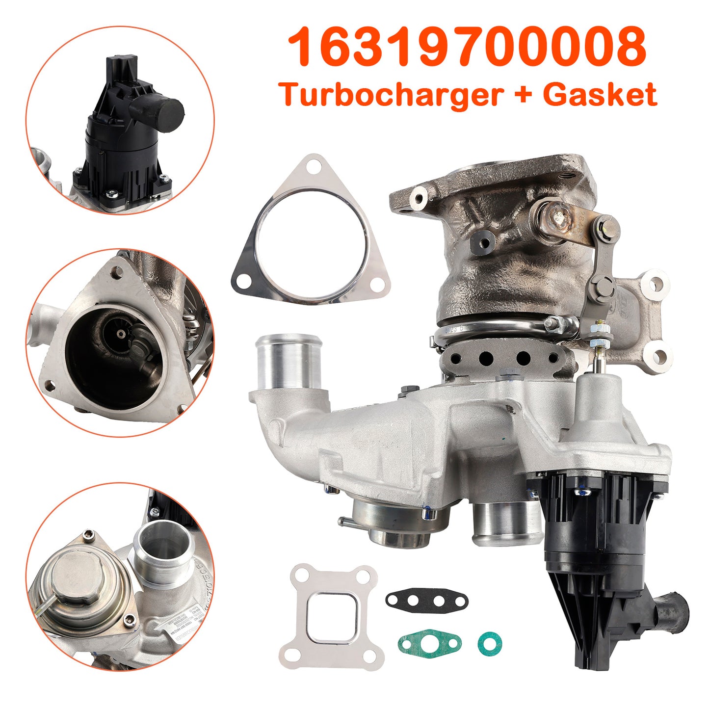 Turbocompressore + guarnizione Honda Civic CR-V 1.0 VTEC dal 2017 in poi 16319700008 129 CV-95 kW