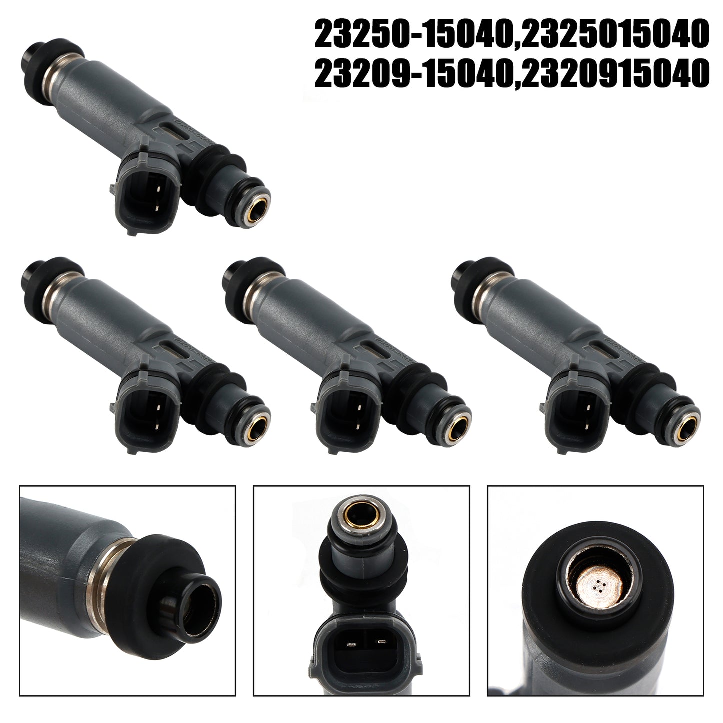 Set di 4 iniettori di carburante 23250-15040 Per Toyota Corolla AE11 4AFE Soluna AL50 Corona Generico