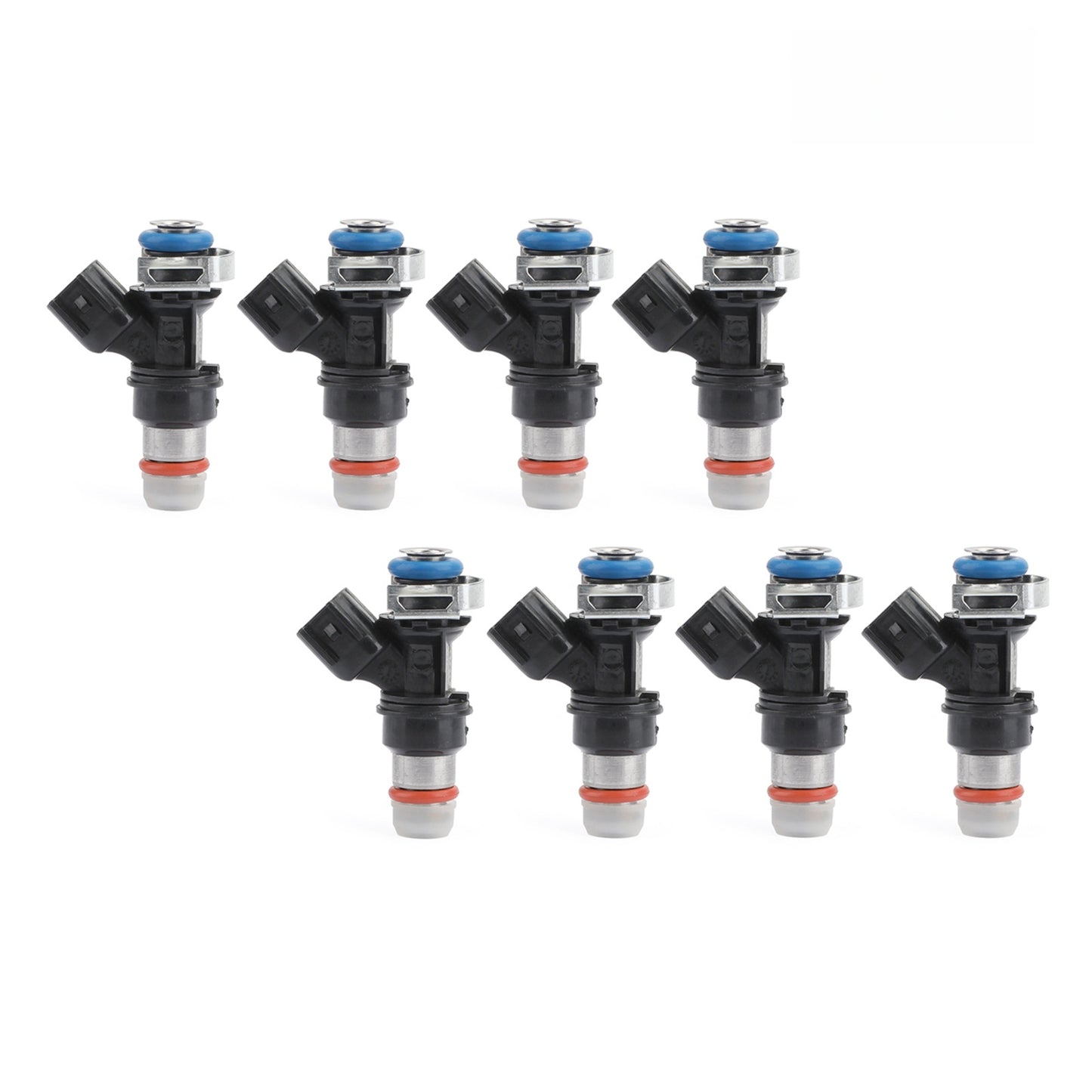 FJ887 Set di 8 iniettori di carburante 12580681 Adatto per Chevy GCC 2004-2010 4.8 5.3 6.0 6.2 FIGM004X8 217-1621 58100N6818 832-11203 Generico