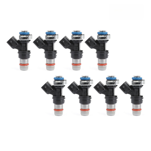 FJ887 Set di 8 iniettori di carburante 12580681 Adatto per Chevy GCC 2004-2010 4.8 5.3 6.0 6.2 FIGM004X8 217-1621 58100N6818 832-11203 Generico