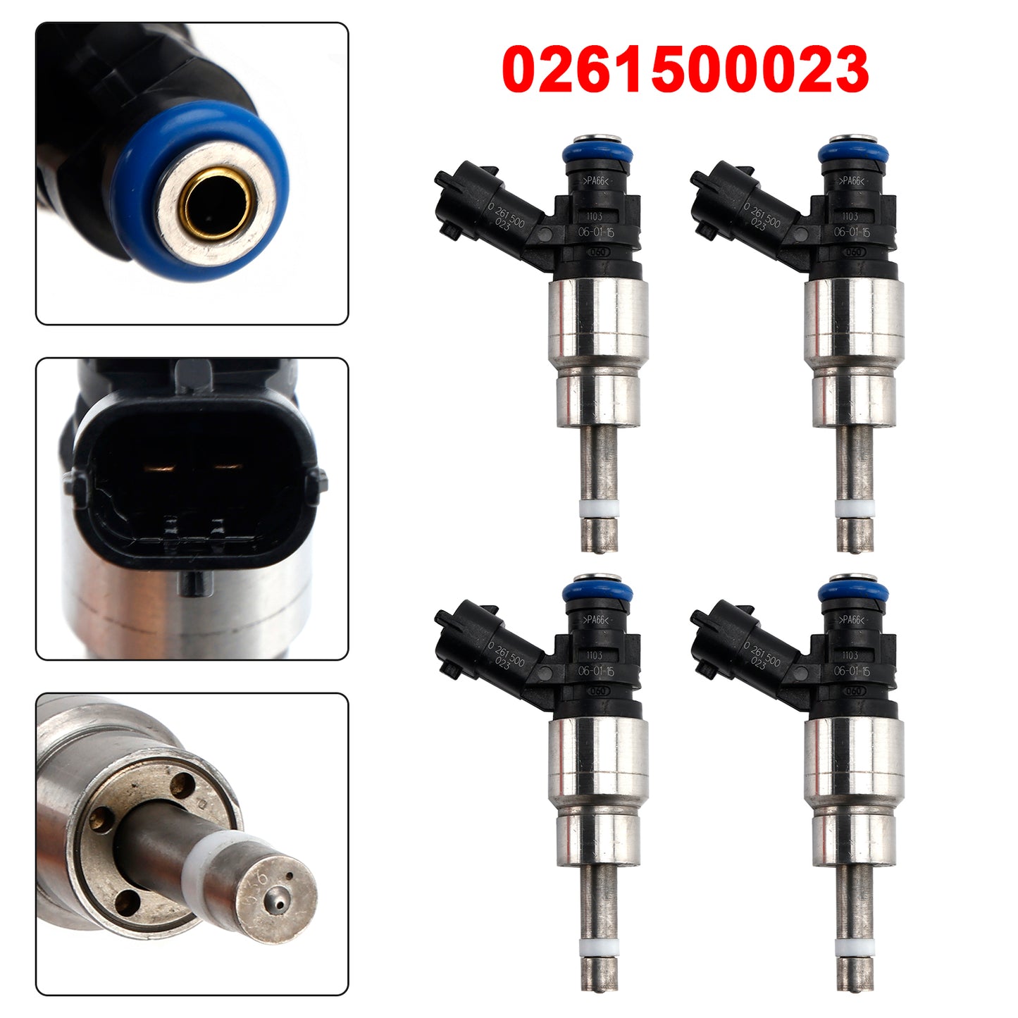 4 pezzi iniettori carburante per Alfa Romeo 159 939 Brera Spider 2.2 JTS 0261500023