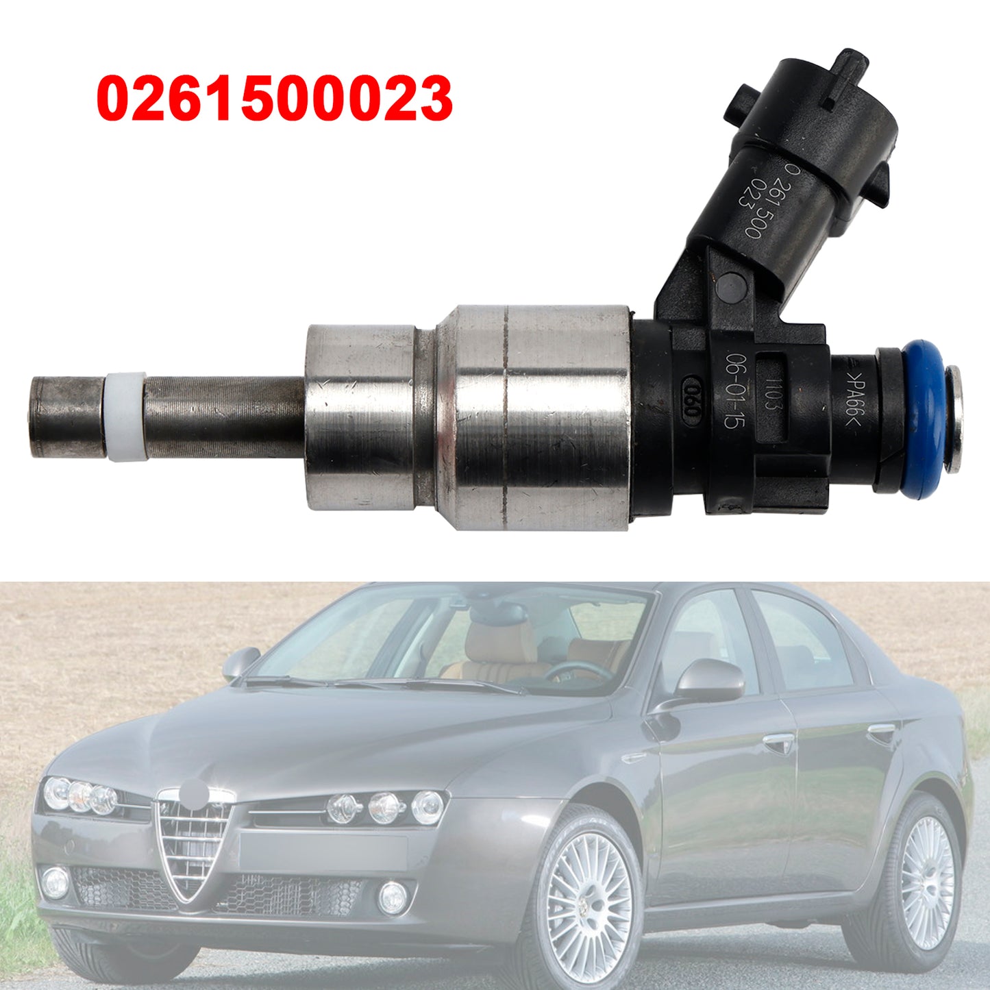1 pz iniettore carburante per Alfa Romeo 159 939 Brera Spider 2.2 JTS 0261500023