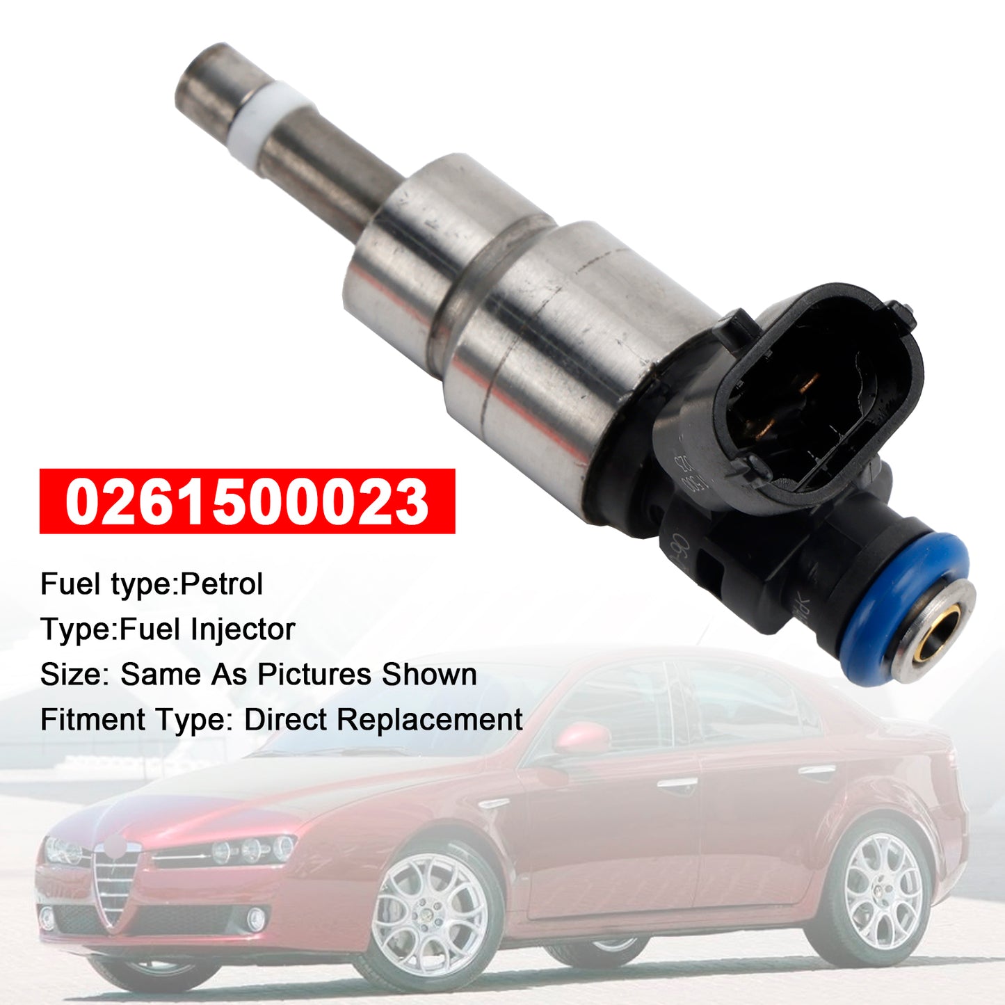 1 pz iniettore carburante per Alfa Romeo 159 939 Brera Spider 2.2 JTS 0261500023