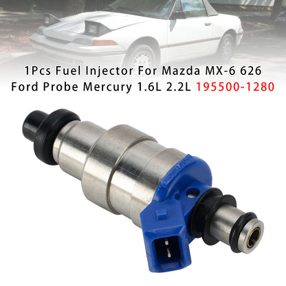 1 pz iniettore carburante per Mazda MX-6 626 Ford Probe Mercury 1.6L 2.2L 195500-1280