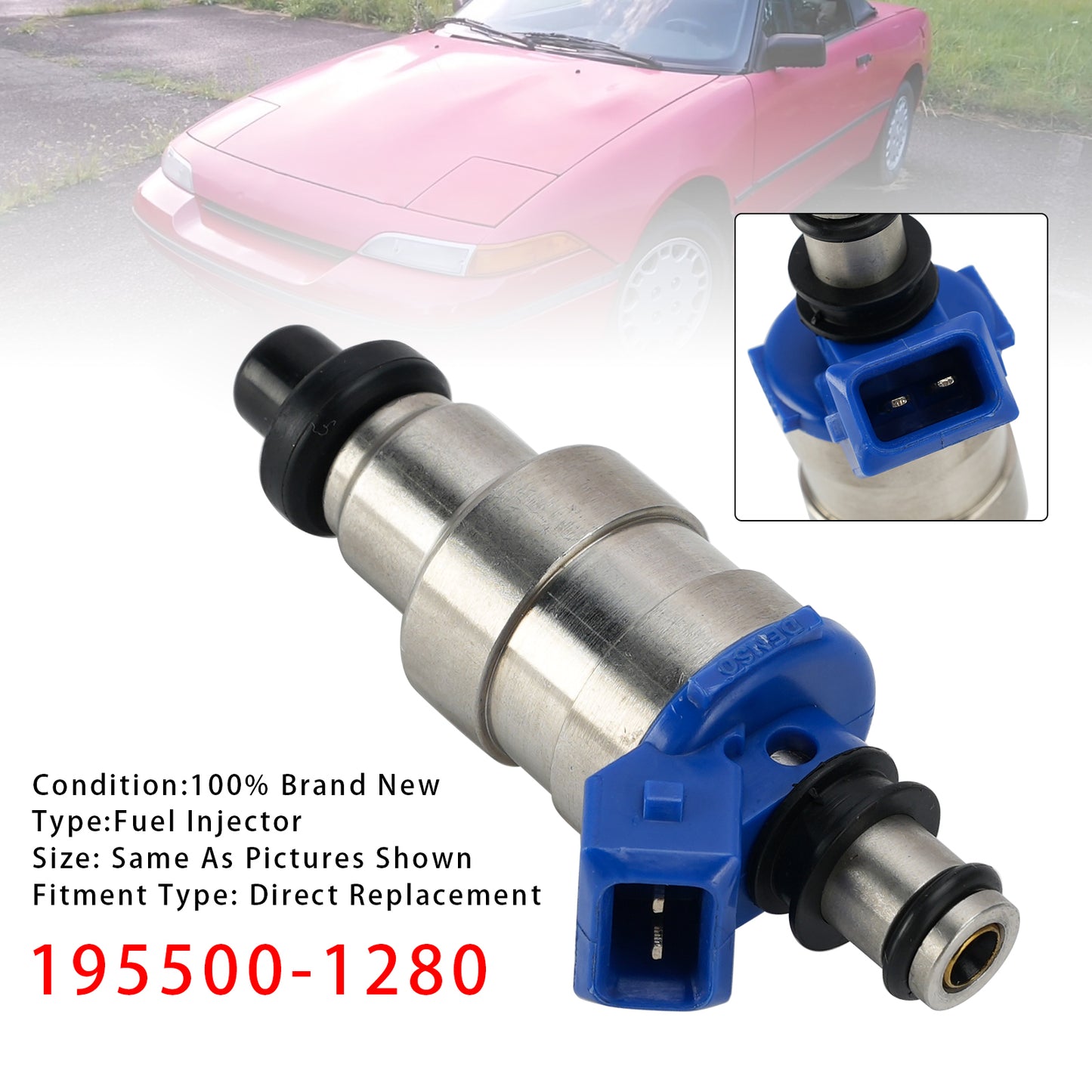 1 pz iniettore carburante per Mazda MX-6 626 Ford Probe Mercury 1.6L 2.2L 195500-1280