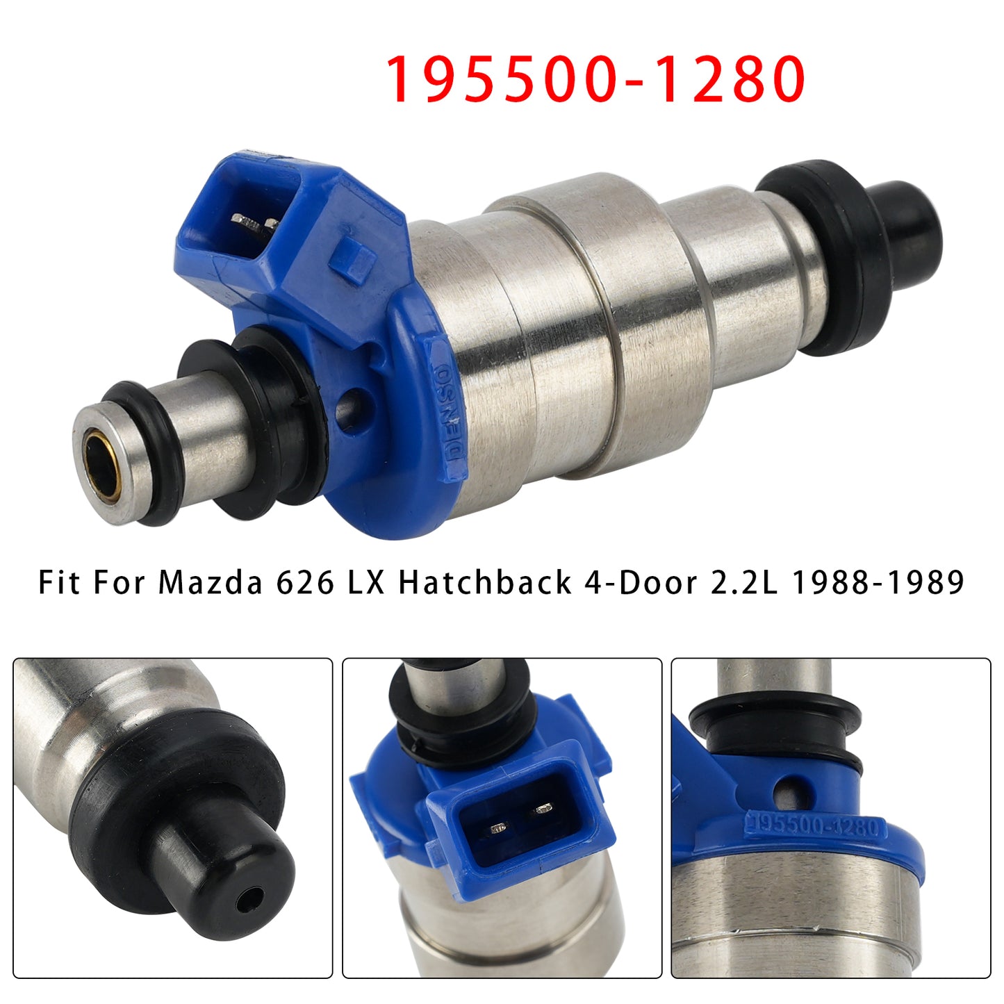 1 pz iniettore carburante per Mazda MX-6 626 Ford Probe Mercury 1.6L 2.2L 195500-1280