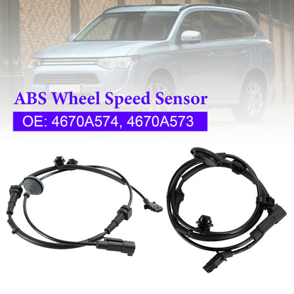 Sensore di velocità ABS posteriore sinistro e destro da 2 pezzi per Mitsubishi Outlander III dal 2010 in poi