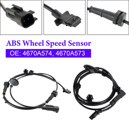 Sensore di velocità ABS posteriore sinistro e destro da 2 pezzi per Mitsubishi Outlander III dal 2010 in poi