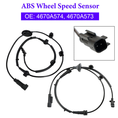 Sensore di velocità ABS posteriore sinistro e destro da 2 pezzi per Mitsubishi Outlander III dal 2010 in poi