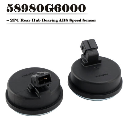 2 sensori di velocità ABS per mozzo posteriore per Kia Picanto Morning 2017-20 58980G6000