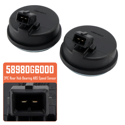 2 sensori di velocità ABS per mozzo posteriore per Kia Picanto Morning 2017-20 58980G6000