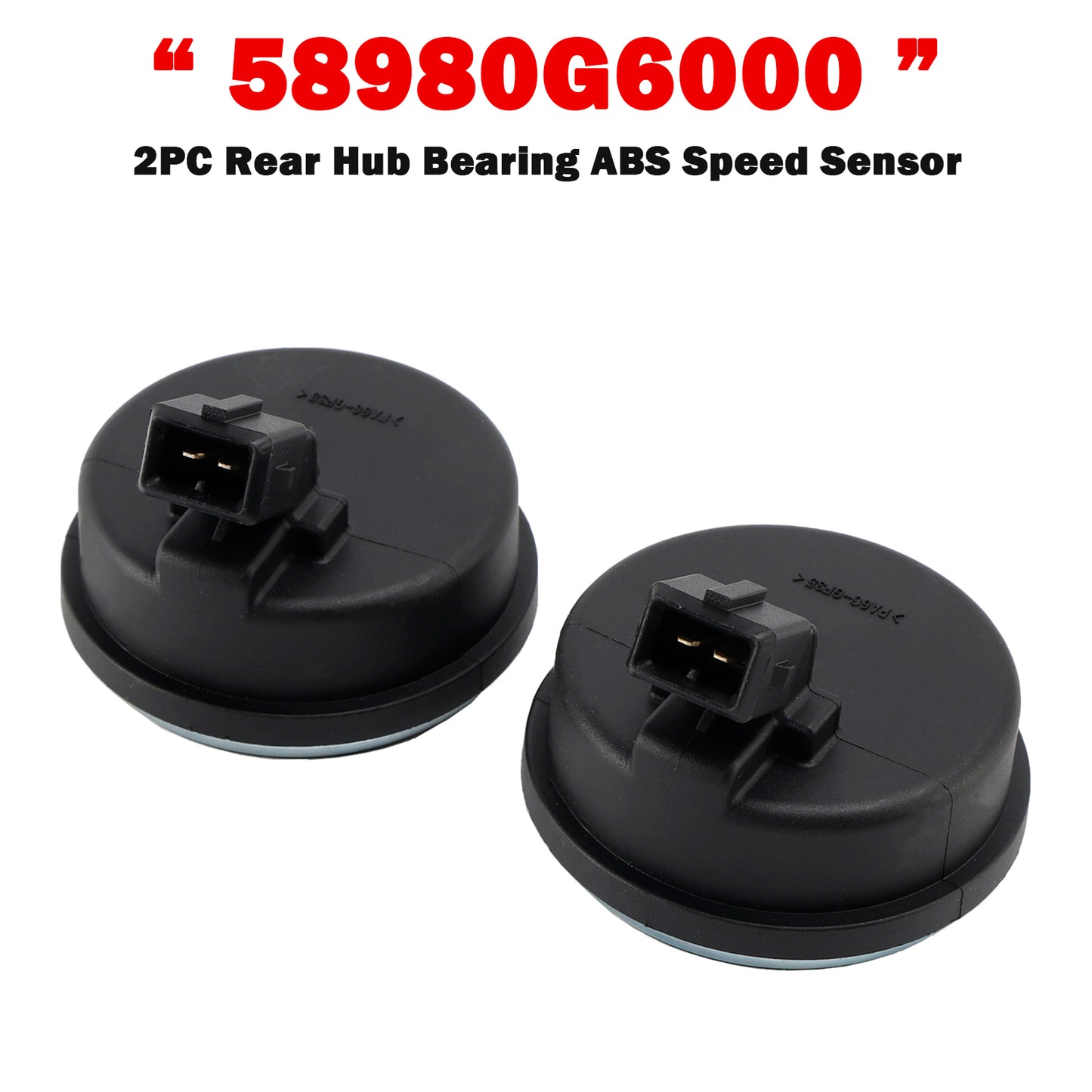 2 sensori di velocità ABS per mozzo posteriore per Kia Picanto Morning 2017-20 58980G6000