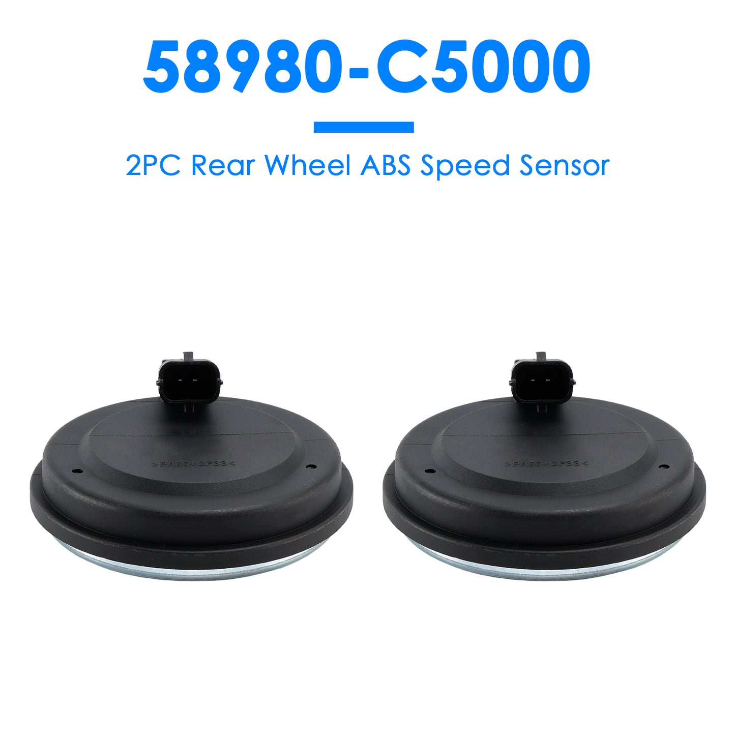 2 sensori di velocità ABS per ruota posteriore per Kia Sorento 2016-2020 58980-C5000