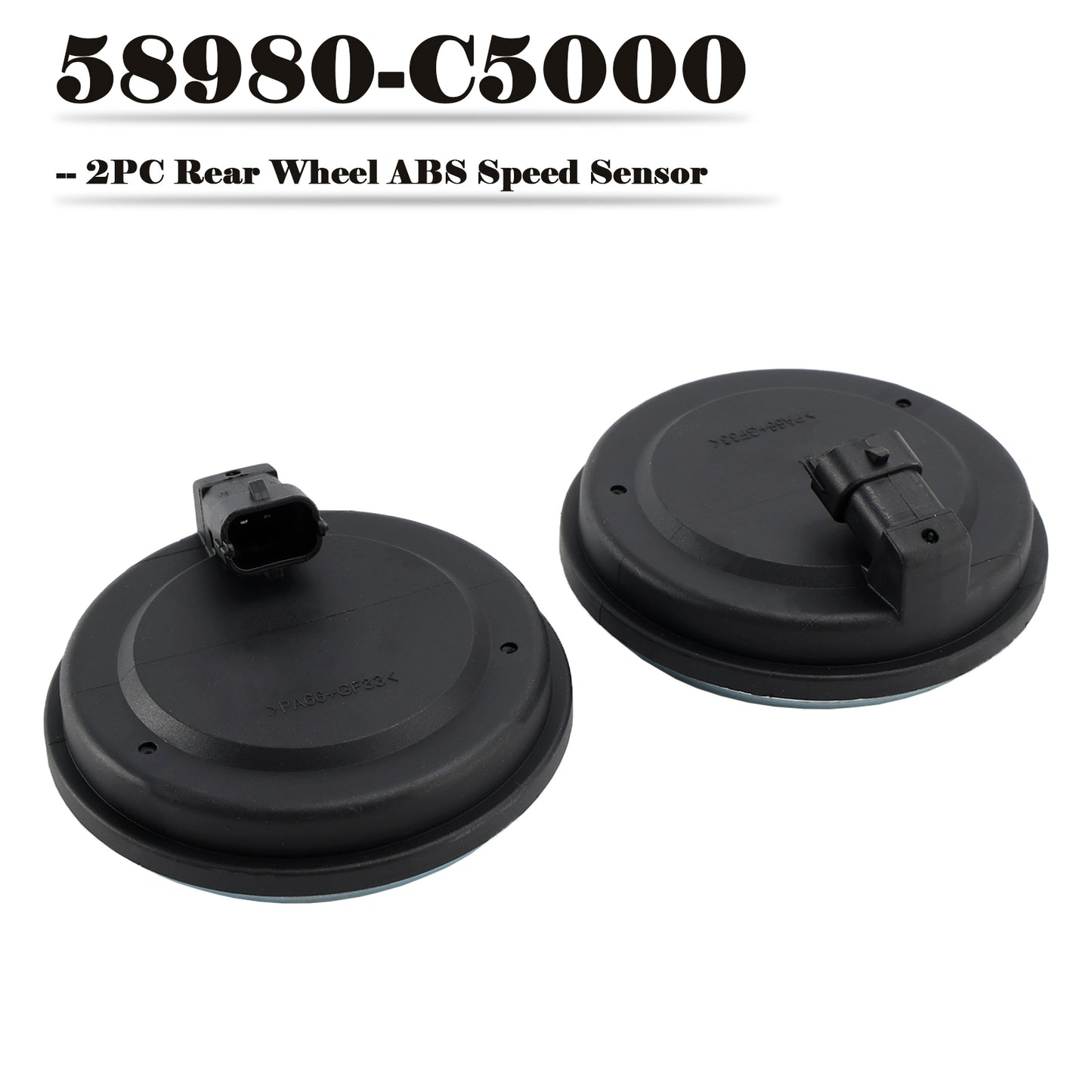 2 sensori di velocità ABS per ruota posteriore per Kia Sorento 2016-2020 58980-C5000