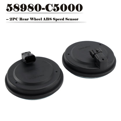 2 sensori di velocità ABS per ruota posteriore per Kia Sorento 2016-2020 58980-C5000