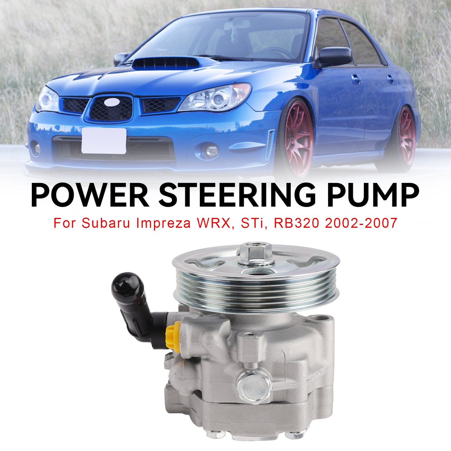 2002-2007 Subaru Impreza WRX STI con pompa del servosterzo a puleggia 34430FE040 Fedex Express
