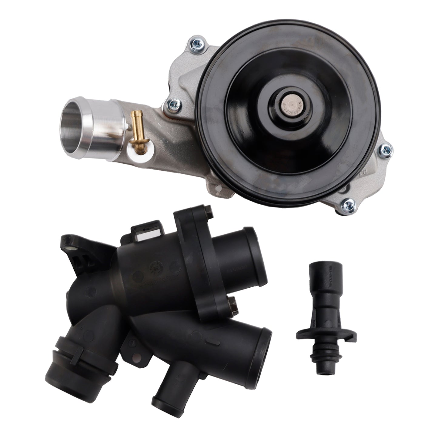Jaguar 2010 - 2015 XK XKR XKR-S Pompa Acqua con Bulloni Guarnizioni Connettore + Kit Termostato