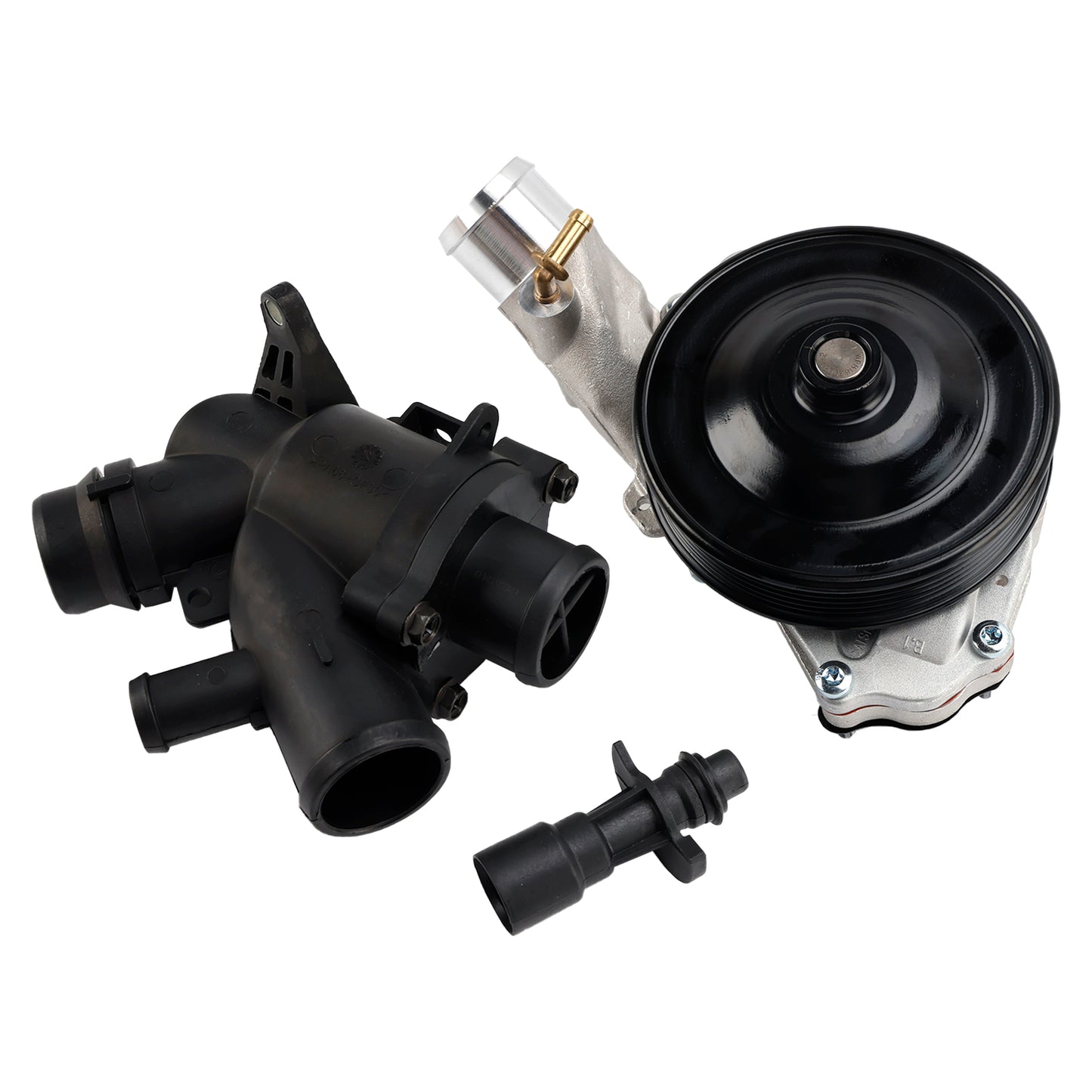 Jaguar 2011 - 2015 XJ Pompa Acqua con Bulloni Guarnizioni Connettore + Kit Termostato