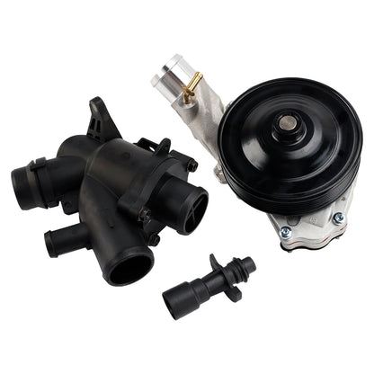 Jaguar 2011 - 2015 XJ Pompa Acqua con Bulloni Guarnizioni Connettore + Kit Termostato
