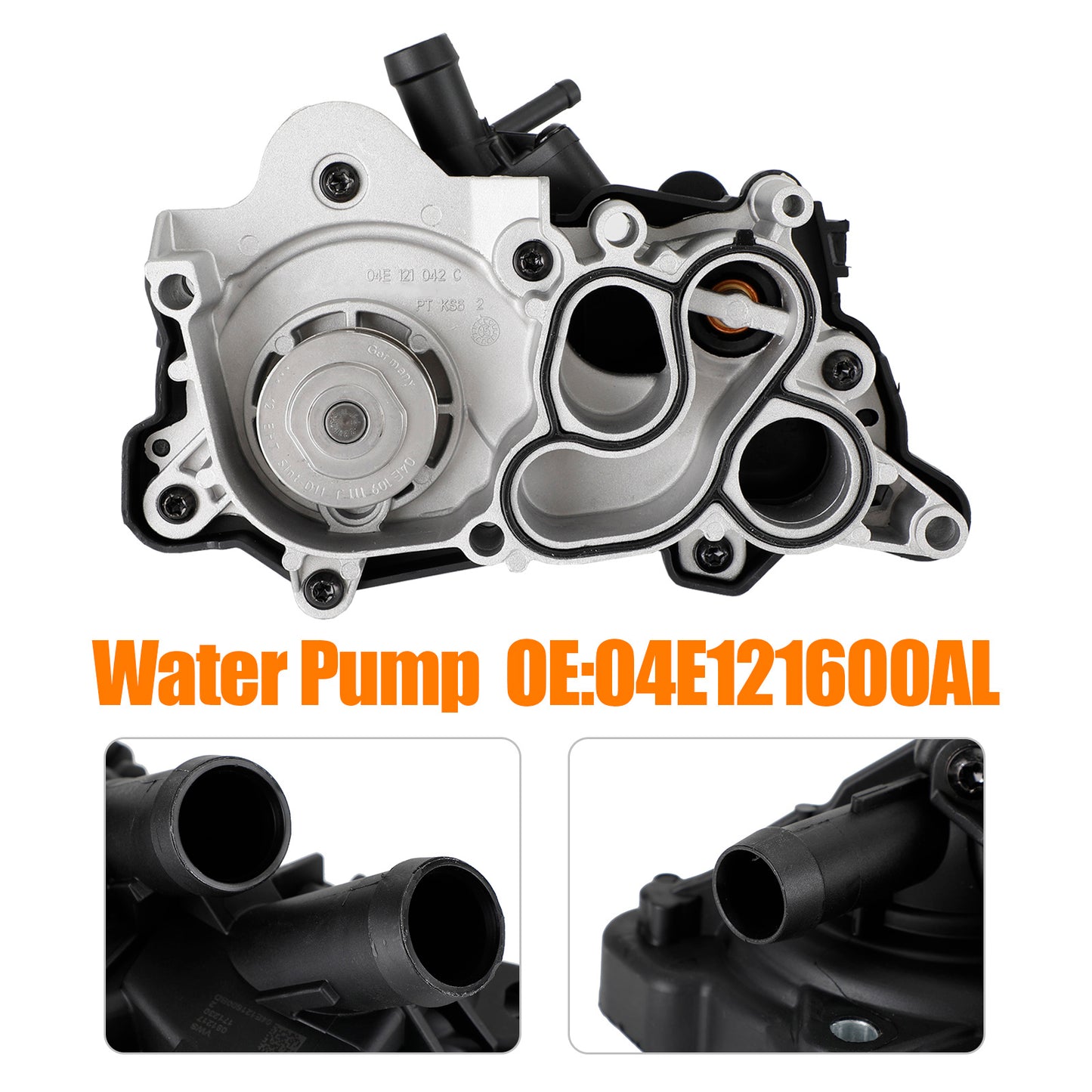 2011-2020 VW Jetta IV Pompa del liquido di raffreddamento Alloggiamento pompa acqua 04E121600AL 04E121600BD