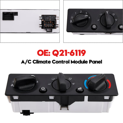 Pannello modulo controllo clima A/C camion Peterbilt Q21-6119