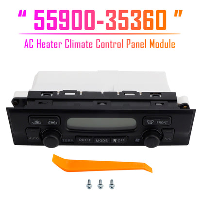 Modulo pannello di controllo del clima del riscaldatore AC Toyota 4Runner 1999-2002 55900-35360