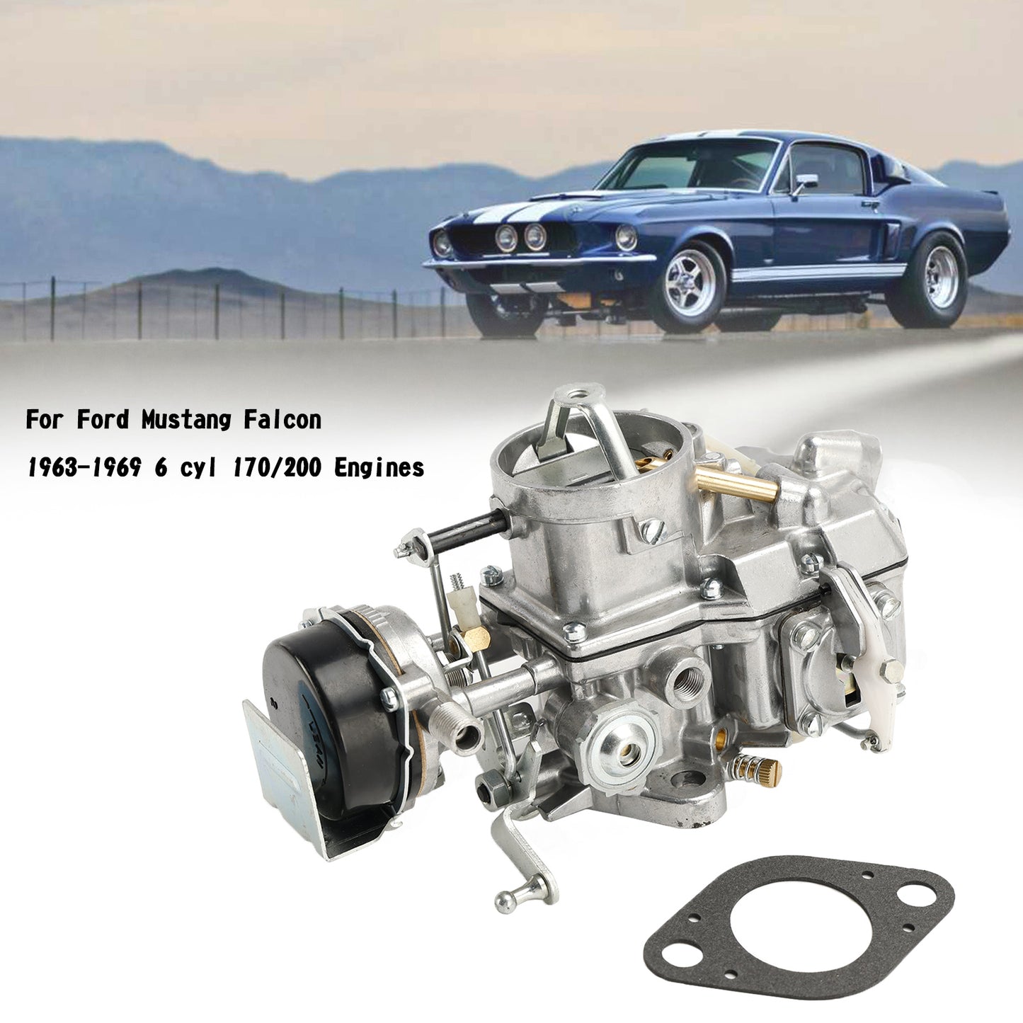ND1101 1102 1169 1170 Carburatore 1963-1969 Ford Mustang Falcon 6 cil 170/200 Motori Autolite 1100
