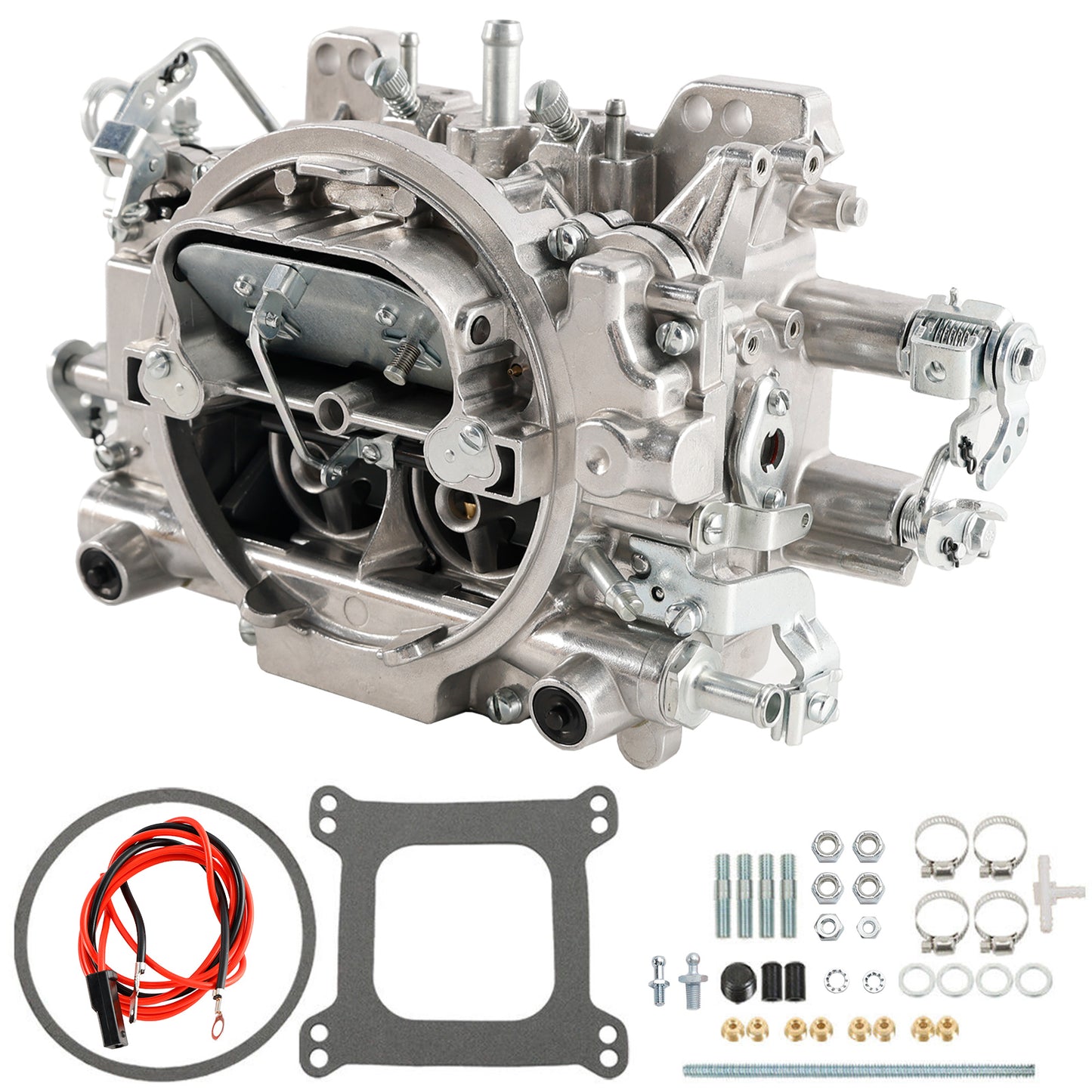 Starter manuale per carburatore a 4 barili, 600 CFM, con guarnizione per Edelbrock 1405