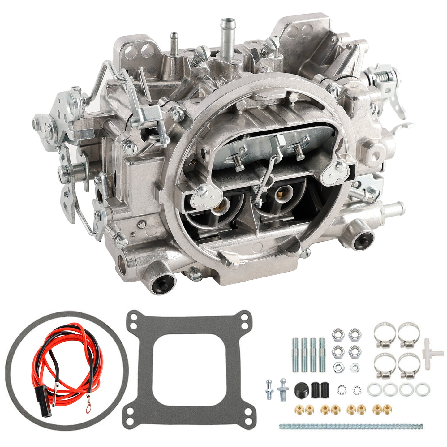 Starter manuale per carburatore a 4 barili, 600 CFM, con guarnizione per Edelbrock 1405