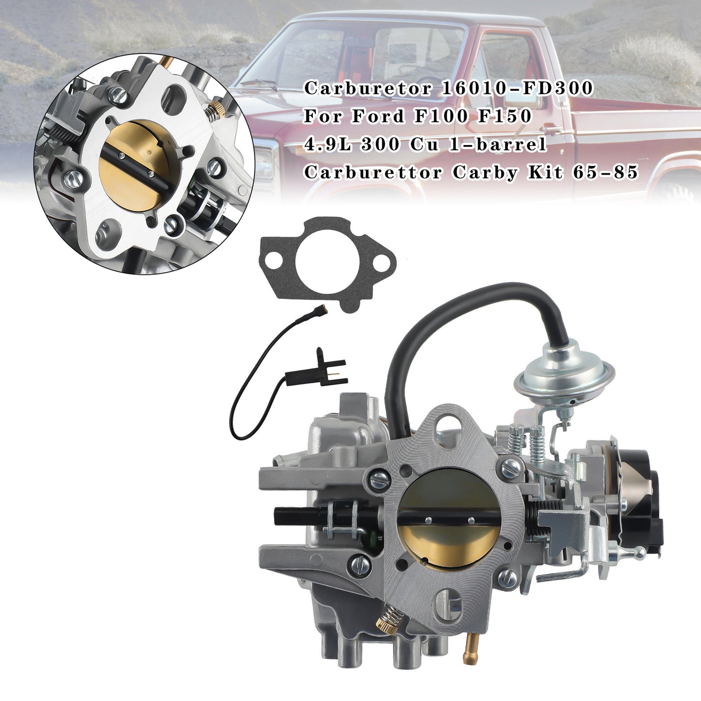 Ford F300 4.9L CA-7051 CA-1270 Carburatore 16010-FD300