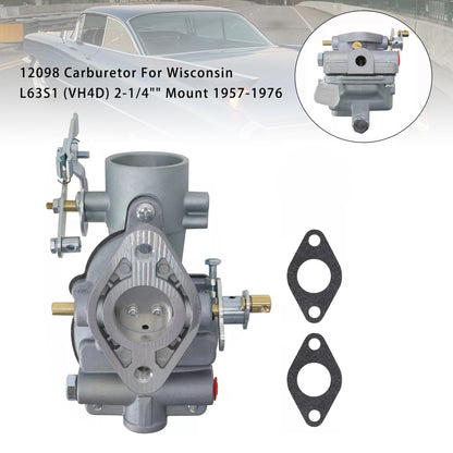 12098 Carburatore per Wisconsin L63S1 (VH4D) 2-1/4" Mount 1957-1976