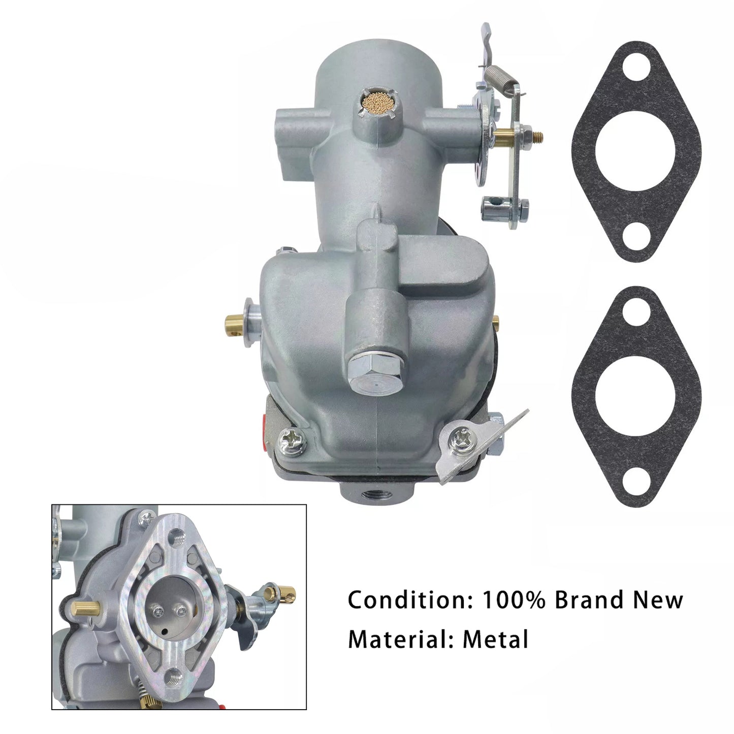 12098 Carburatore per Wisconsin L63S1 (VH4D) 2-1/4" Mount 1957-1976