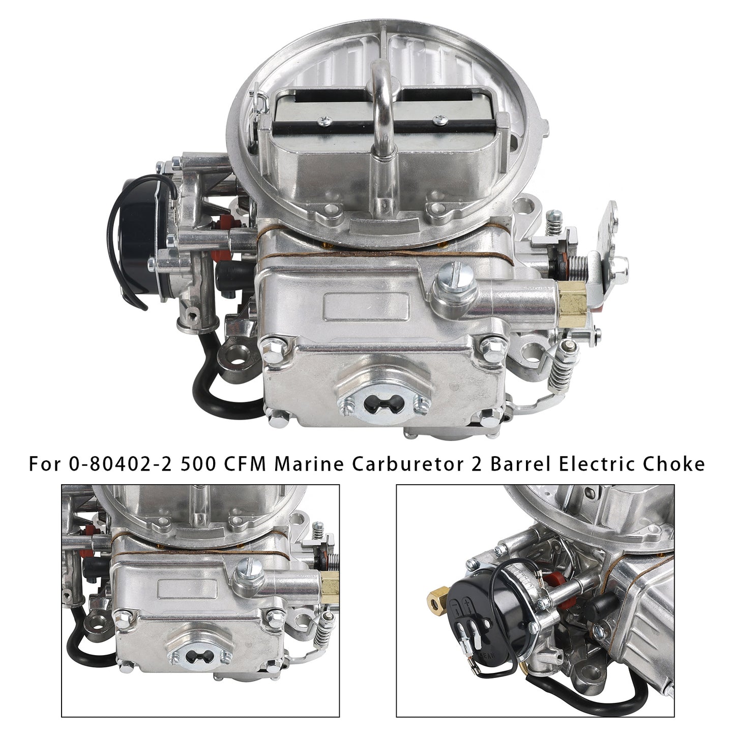 Carburatore marino 500 CFM Choke elettrico 0-80402-2 per 2300 Gas