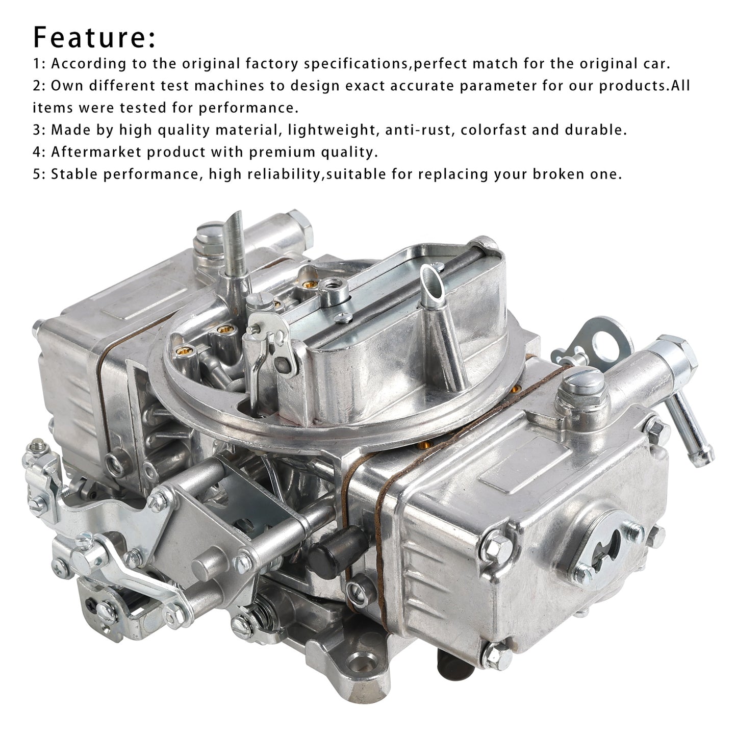 650CFM Carburetor Manual Choke BR-67277 Per Brawler Diecast Carb 4150