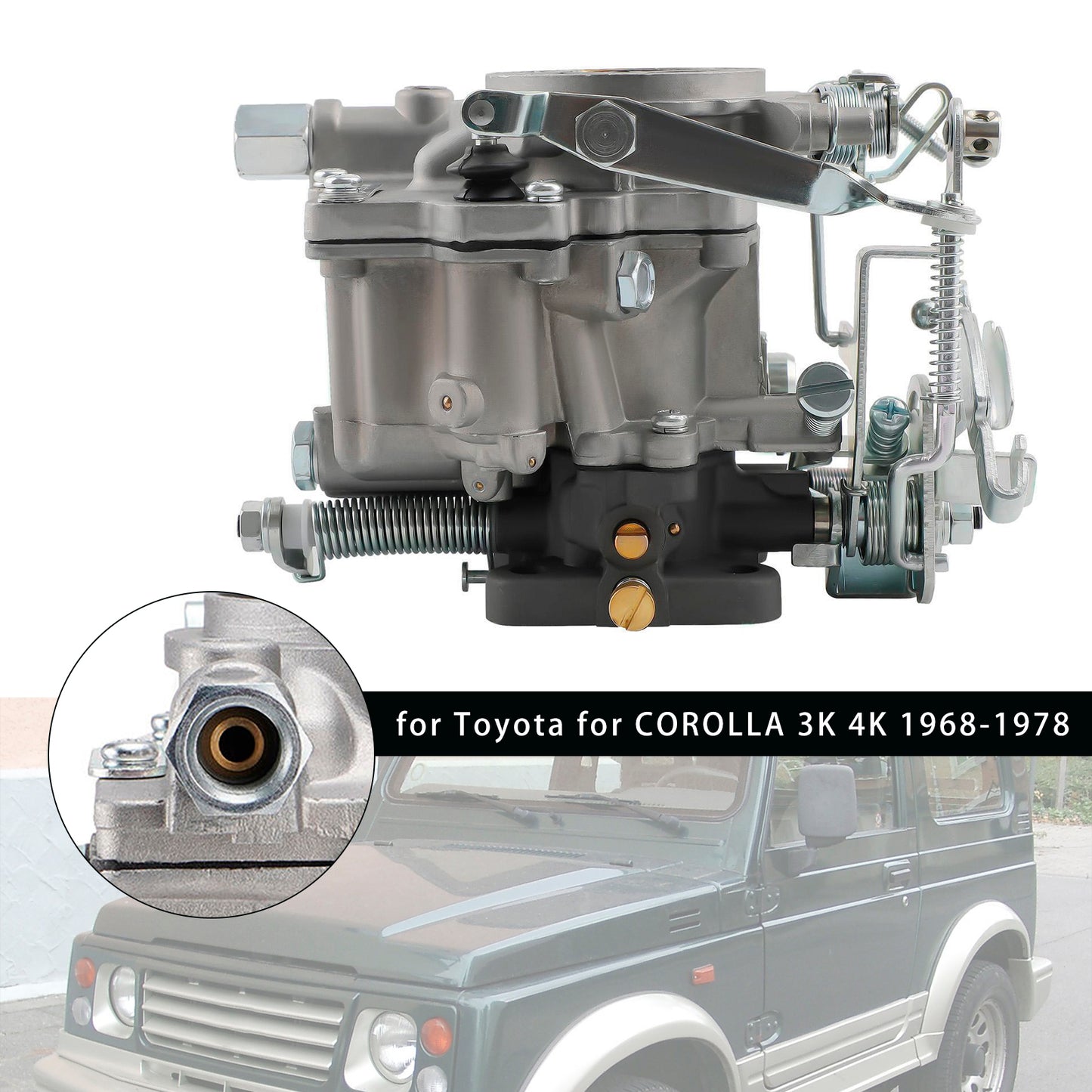 1968-1978 Toyota per COROLLA 3K 4K Carb Carby Carburatore 21100-24034