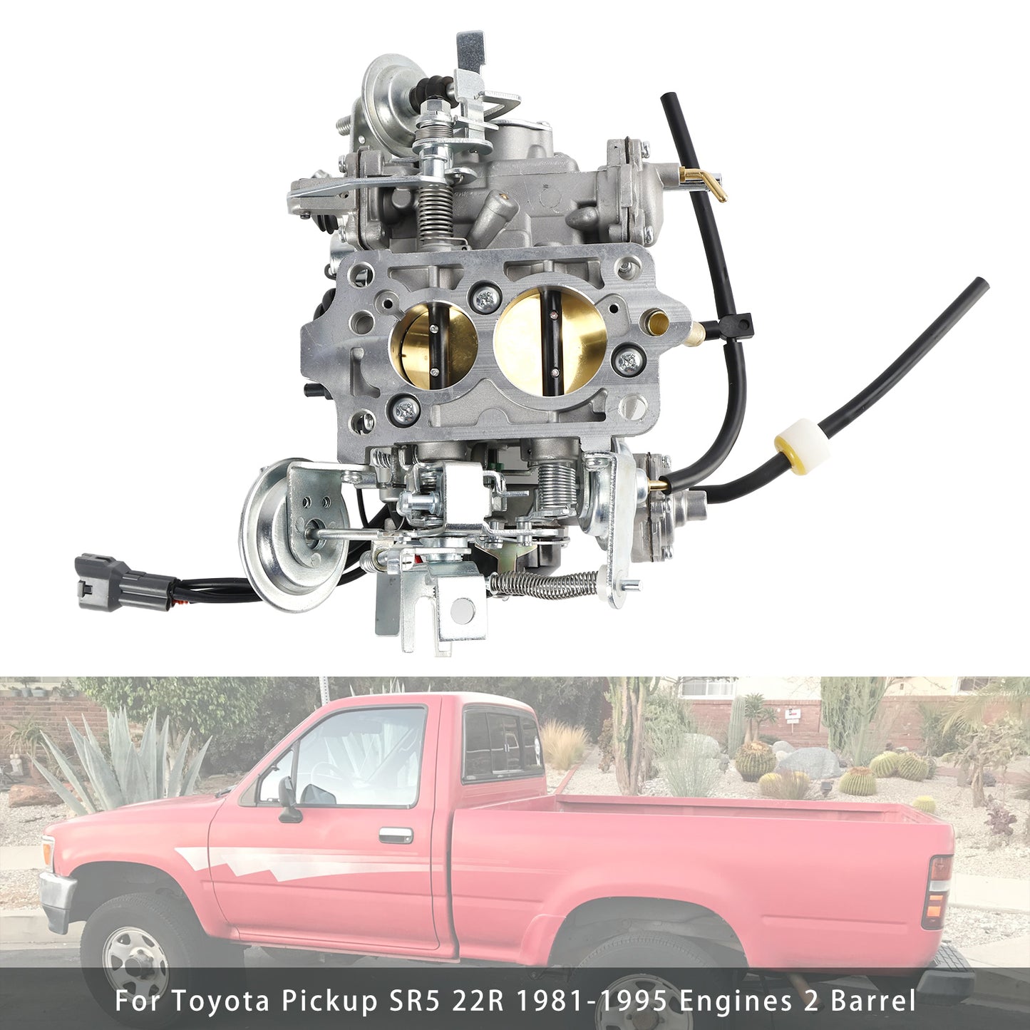 Motore Toyota 22R 1984-1988 con carburatore 4Runner a spina quadrata Carb 21100-35463 21100-35570
