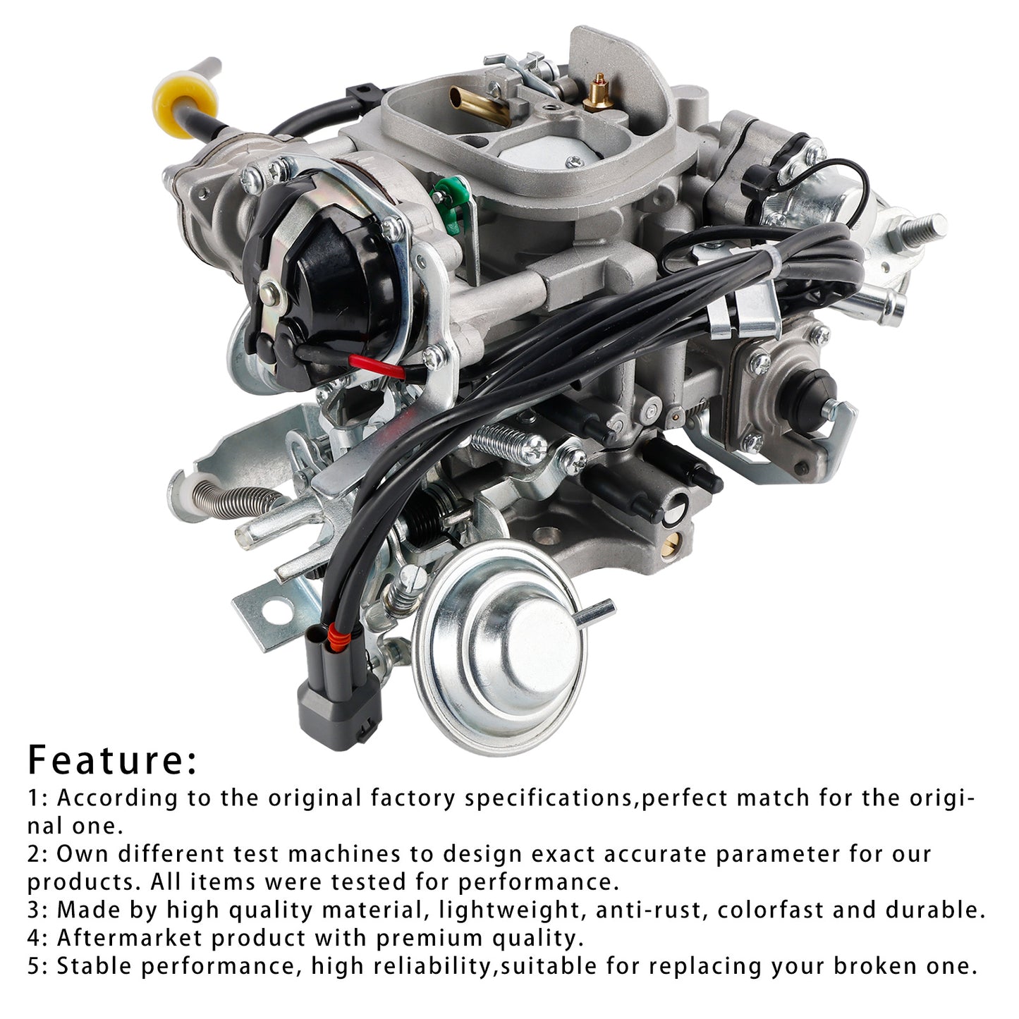 Motore Toyota 22R 1984-1988 con carburatore 4Runner a spina quadrata Carb 21100-35463 21100-35570