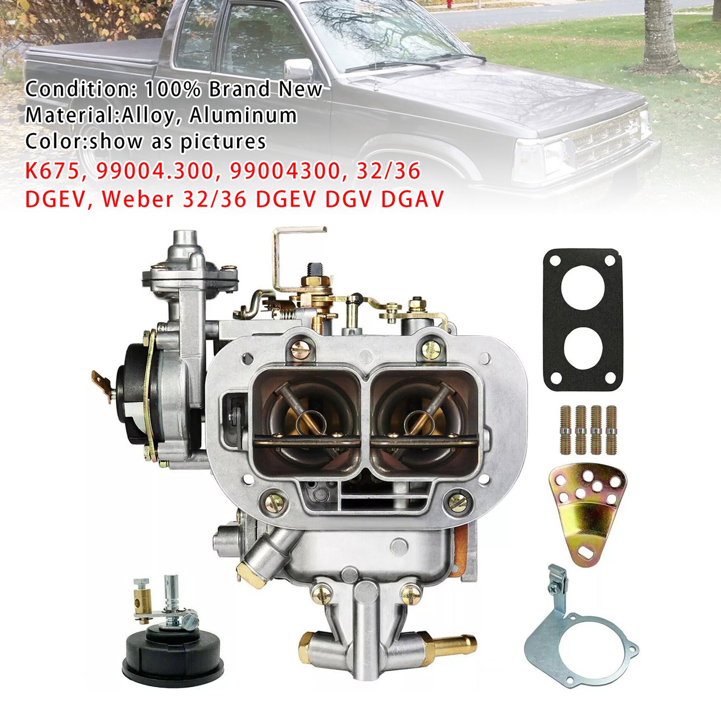1984 Nissan 720 2.0L 2.2L 32/36 DGV DGEV DGAV Carburatore a 2 barili 22680