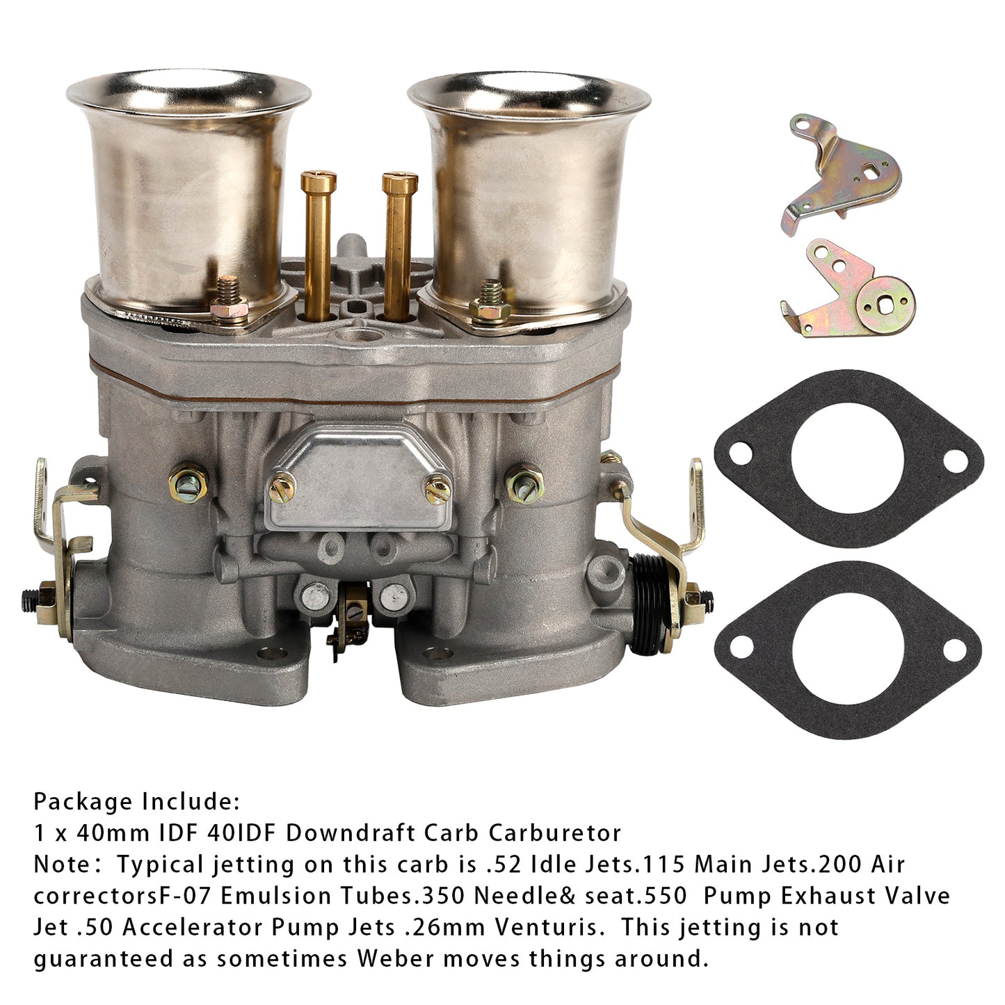 Carburatore Downdraft IDF 40IDF da 40 mm con vaschetta del carburante estesa per Weber EMPI