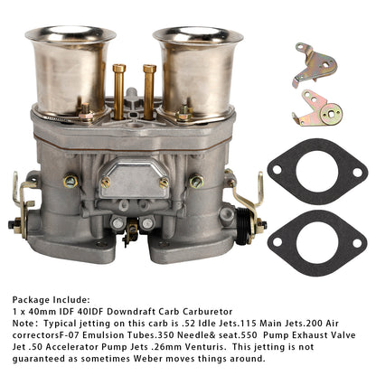 Carburatore Downdraft IDF 40IDF da 40 mm con vaschetta del carburante estesa per Weber EMPI
