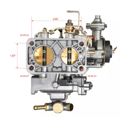 Pickup Datsun L18 (1800cc) PL620 del 1973-1974, compatibile anche con carburatori a 2 corpi 510, 610 e 710 con starter elettrico per  32/36 DGV DGEV DGAV