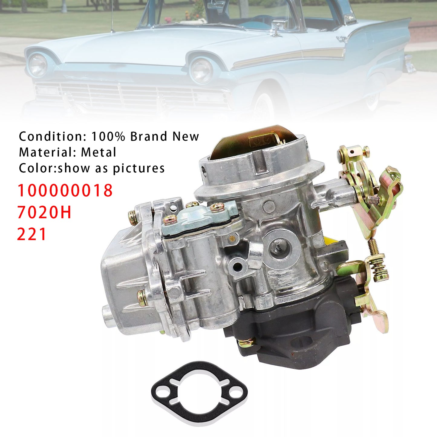 Motori FORD 144/170/200/223 in linea 6 cilindri 1957-1962 Carburatore a 1 corpo 100000018