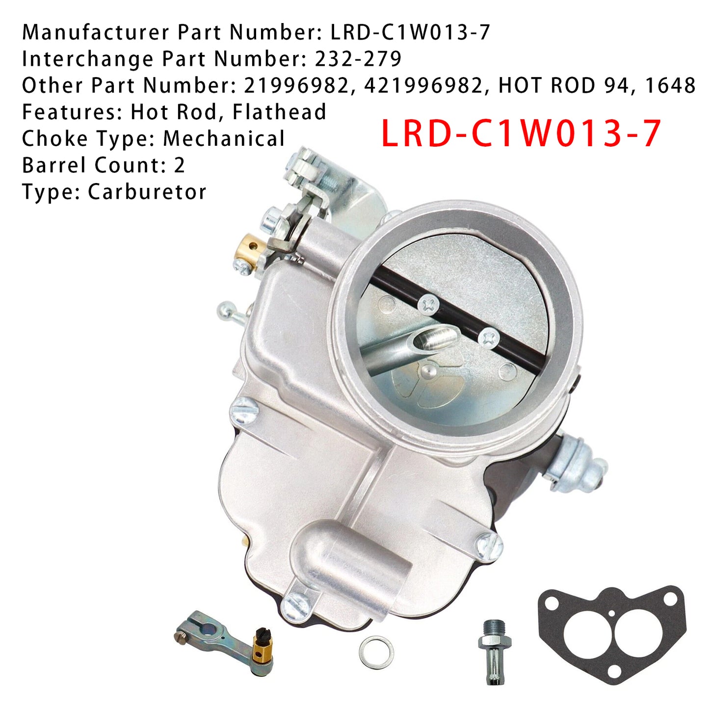 Motori 94 Ford V8 FlatHead Carburator da 232""-279"" del 1939-1959