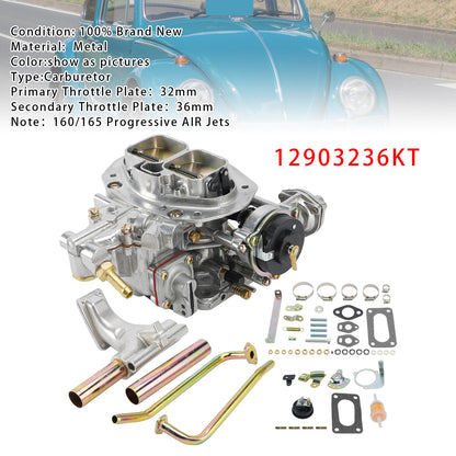 Kit carburatore progressivo DFEV 32/36 completo 12903236KT per VW Tipo 1