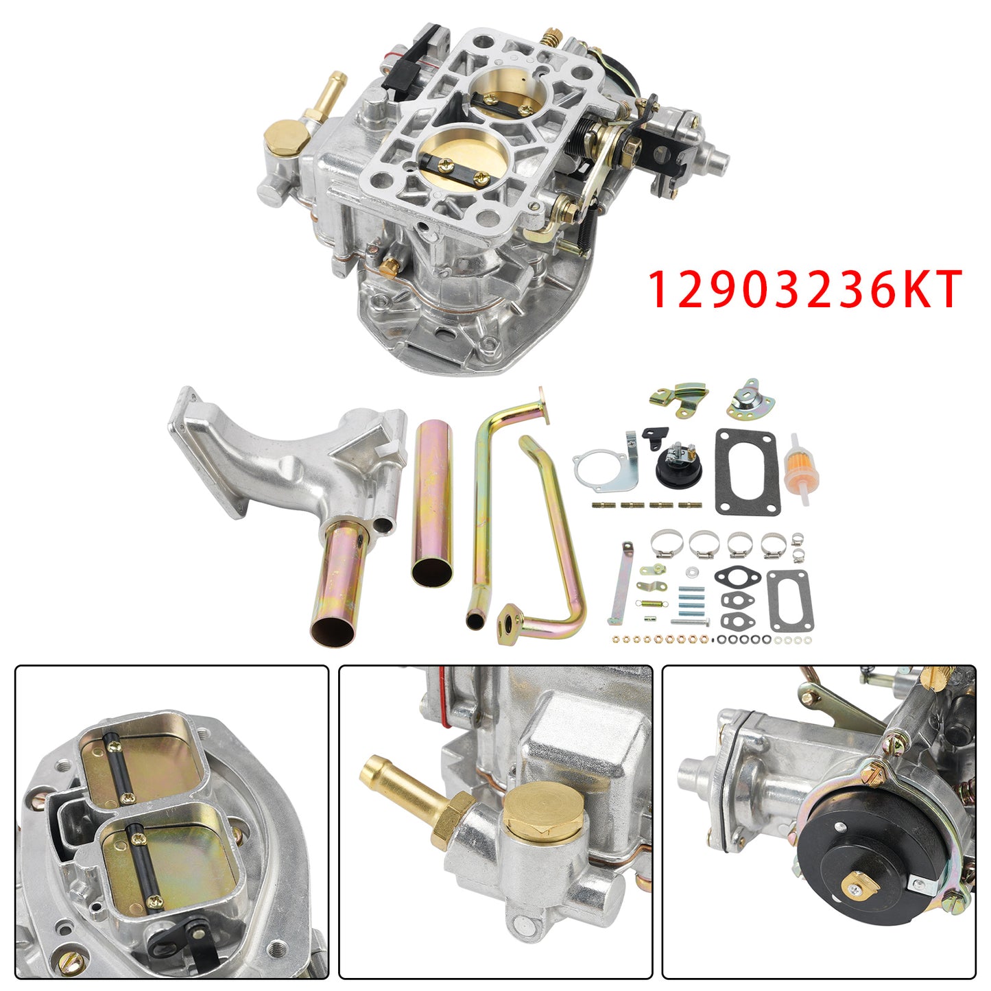 Kit carburatore progressivo DFEV 32/36 completo 12903236KT per VW Tipo 1