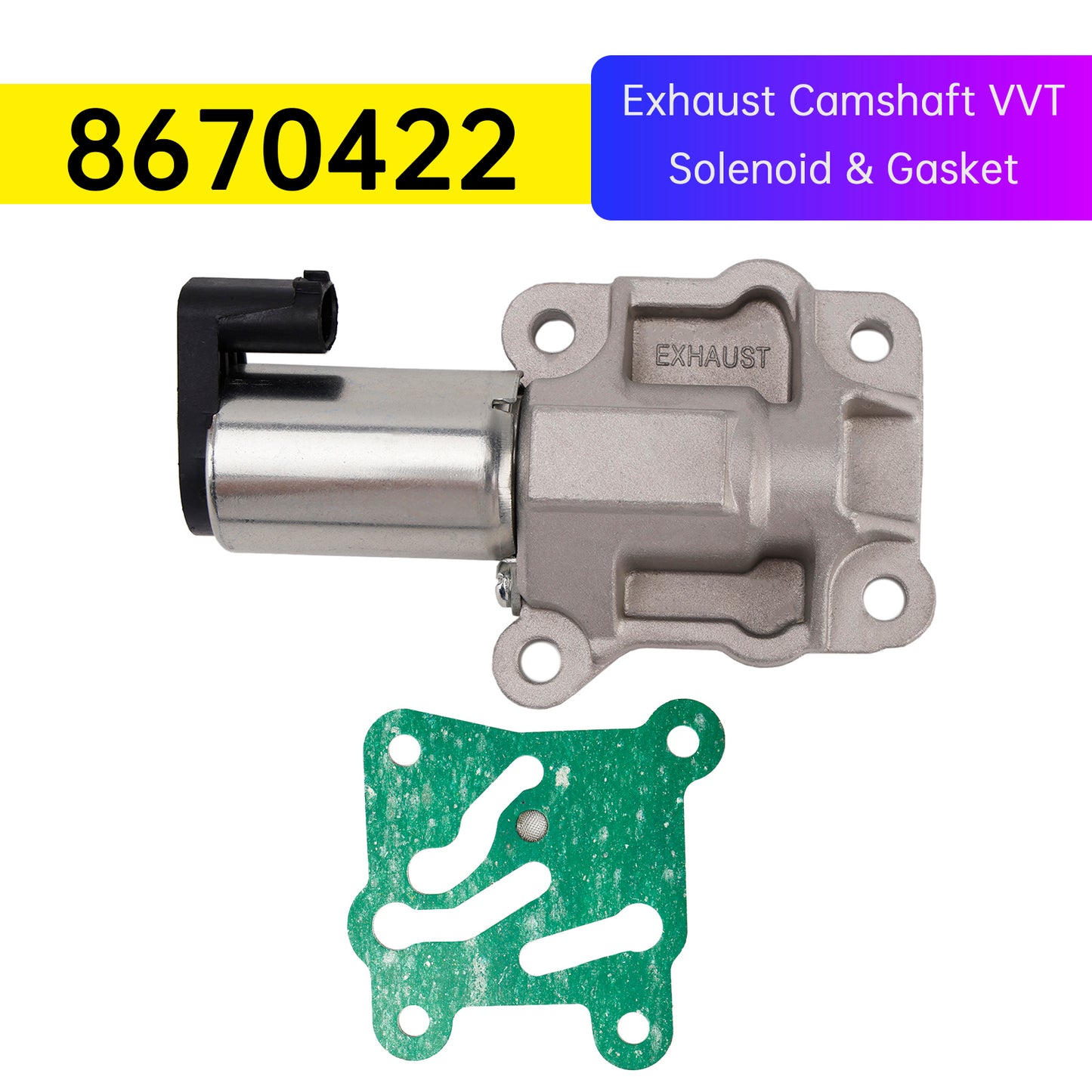 Solenoide e guarnizione VVT dell'albero a camme di scarico 8670422 per Volvo C70 V70 XC70 S80