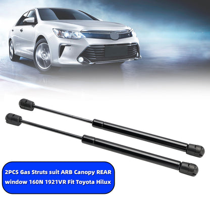 2 pezzi puntoni a gas tuta ARB baldacchino finestra POSTERIORE 160N 1921VR Fit Toyota Hilux generico