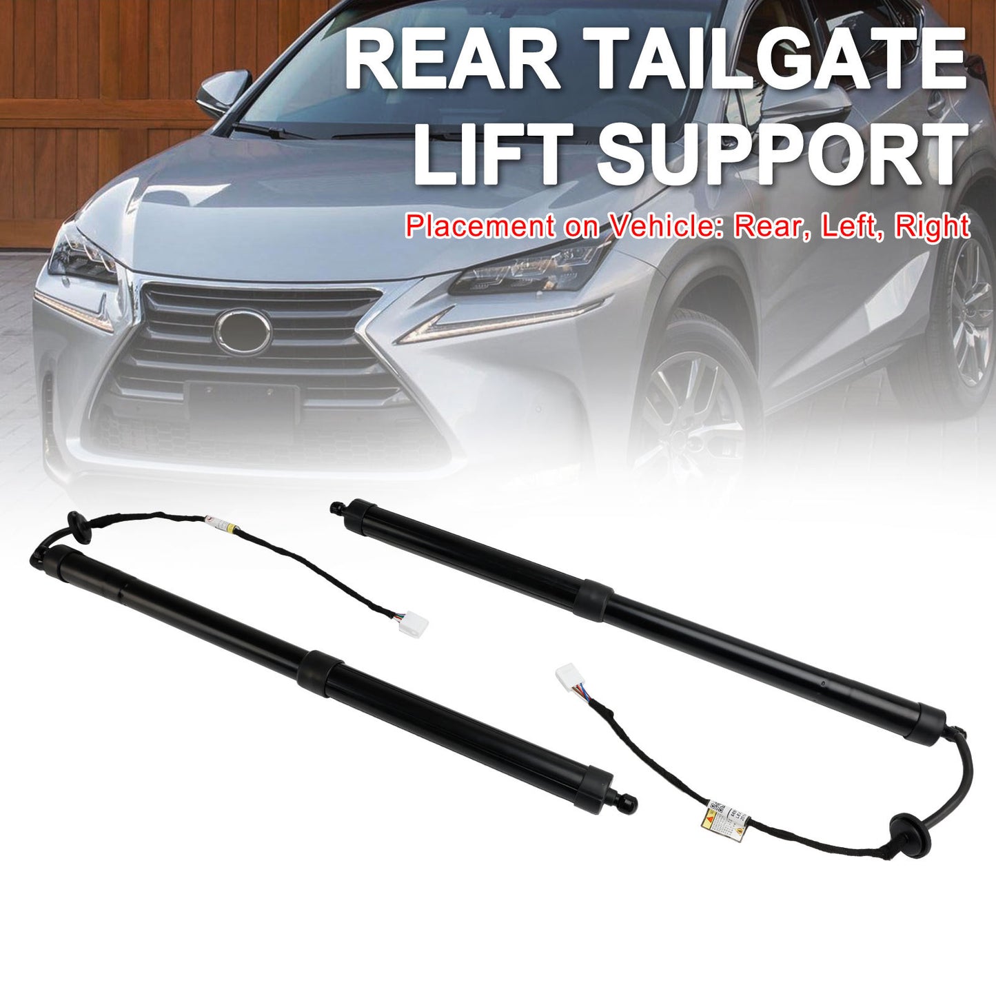 Puntoni posteriori elettrici per portellone posteriore 2PCS adatti per Lexus NX200t NX300h 2.0L 2.5L 2015-2017