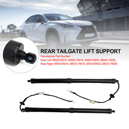 Puntoni posteriori elettrici per portellone posteriore 2PCS adatti per Lexus NX200t NX300h 2.0L 2.5L 2015-2017